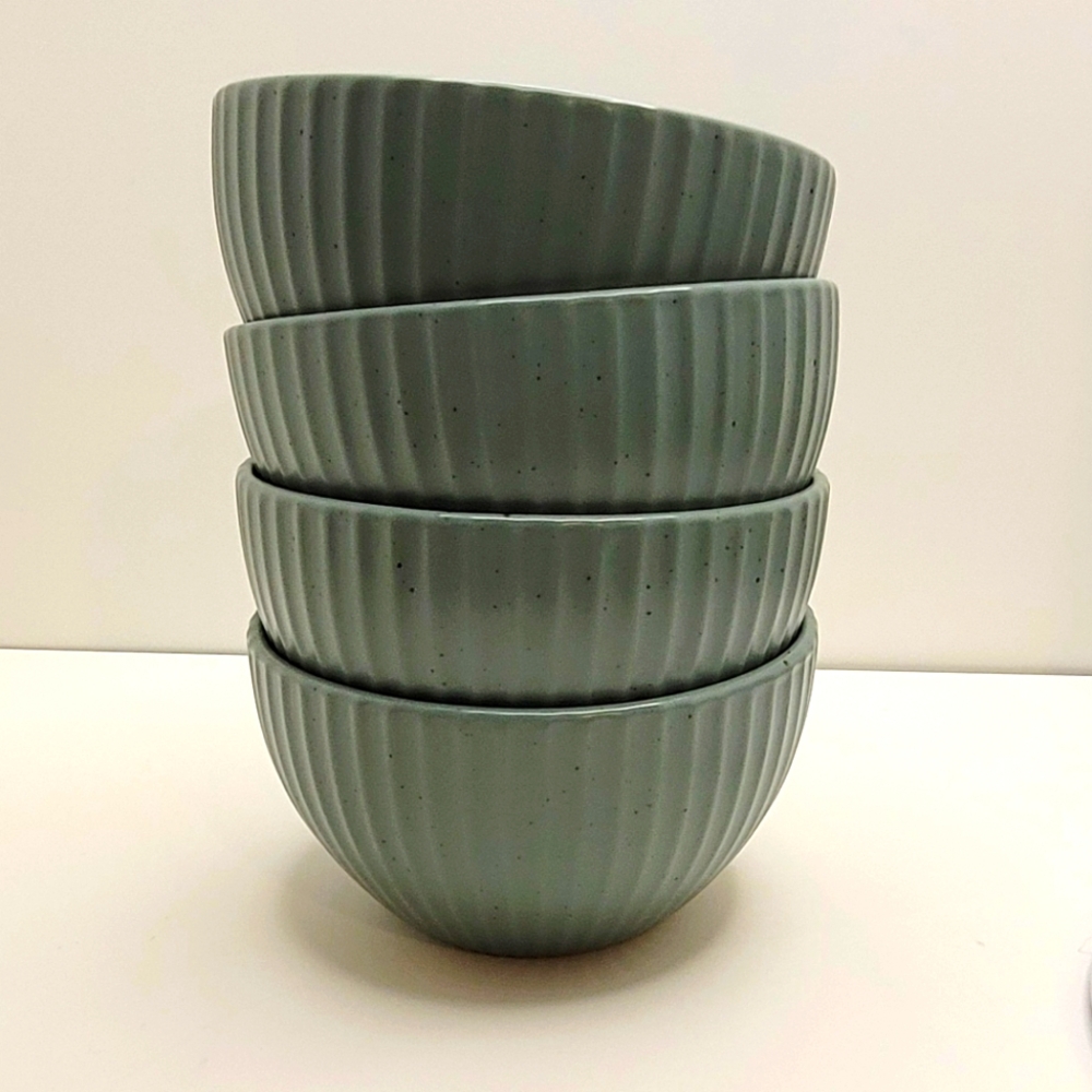 Blue Ceramic Bowls - 4 pieces